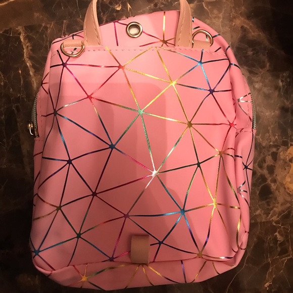 Pocket Front Geometric Pattern Backpack - Picture 7 of 7